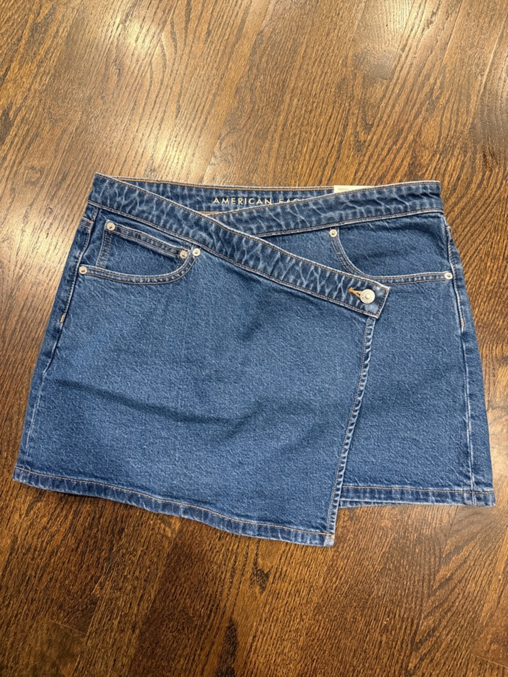 American Eagle Outfitters Light Blue Denim Mini Skirt